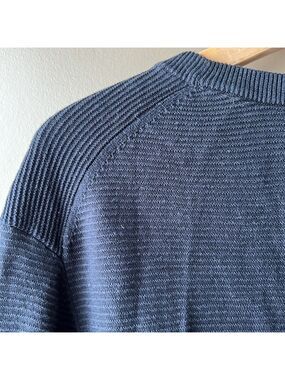 Bench Black Cotton Ribbed Sweater Size Medium